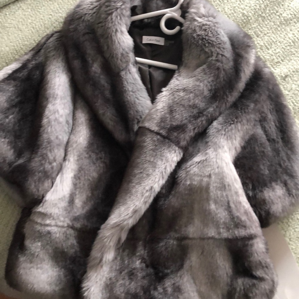 Faux fur shall jacket